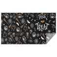 thumbnail image 1 of Halloween Trick or Treat Spooky Icons Rectangle Tablecloth 60"x102",Waterproof Polyester Rectangle Table Cloth, Wipeable Spillproof Polyester Tablecloth for Dining, Camping, Indoor and Outdoor, 1 of 6
