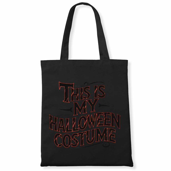 Halloween Trick Treat This is my Halloween costume Canvas Bag 2Pcs