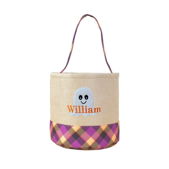 Halloween Trick or Treat Bags - Candy Buckets & Tote Bags for Halloween Parties - Cute Ghost Candy Bags for Kids