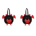 thumbnail image 1 of Halloween Trick or Treat Basket​ Handmade Candy Bags with 3D Plush Halloween Characters for Halloween Trick or Treat Grocery Shopping Party 2PC, 1 of 6