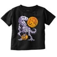 thumbnail image 1 of Halloween Trick or Treat Dino Bones Toddler Boy Girl T Shirt Infant Toddler Brisco Brands 6M, 1 of 1