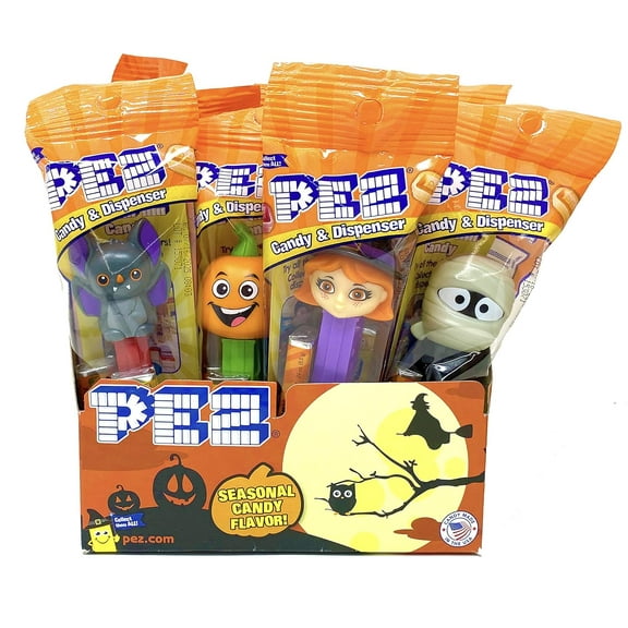 Halloween Trick or Treat PEZ Candy Dispensers: Pack of 12