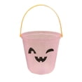 thumbnail image 1 of Halloween Trick or Treat Pumpkin Bucket, Jack O Lantern Candy Basket for Trick or Treating,Halloween Pails with Handle for Kids Party Supplies Props, 1 of 8