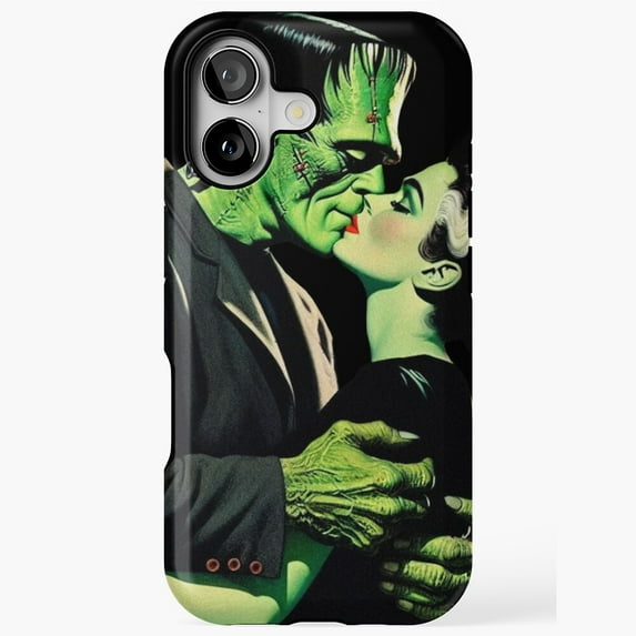 Halloween True Love Illustration Protective Cover for iPhone 11-17 Pro Max