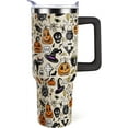 thumbnail image 1 of Halloween Tumbler 40oz Ghost Pumpkin Tumblers with Lid and Straw Halloween Gifts for Women Men Stainless Steel 40 Oz Fall Cup Cute Spooky Gift for Adults, 1 of 6