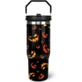 thumbnail image 1 of Halloween Tumblers 30 OZ with Handle and Straw Holiday Gift for Friends Family, 1 of 6