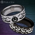 thumbnail image 1 of Halloween Tungsten Carbide Ring, 1 of 9