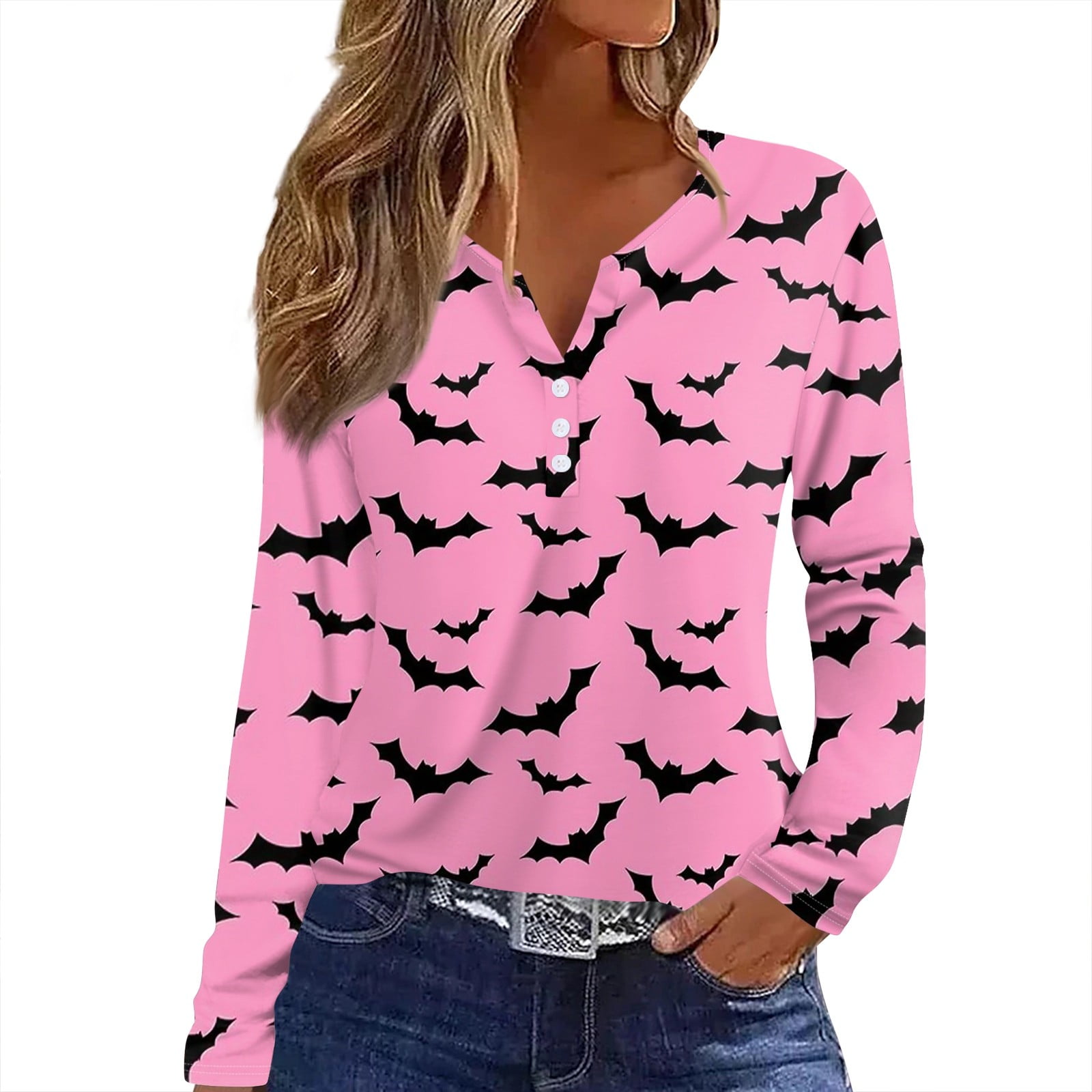 Halloween Tunics or Tops To Wear with Leggings Pumpkin Bats Graphic