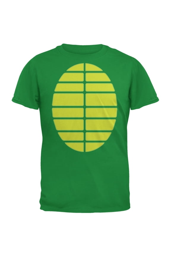 Halloween Turtle Costume Irish Green Adult T-Shirt - Small