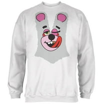 Halloween Twerk Bear White Costume Inspired by Miley Cyrus Mens Sweatshirt White LG