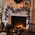 thumbnail image 1 of Halloween Twig Garland, Creepy Branch Decor, Spooky Table Runner, Flexible Bendable Shape and Assorted Themed Ornaments for Fireplace Mantels, Stair Railings and Door Frames., 1 of 7