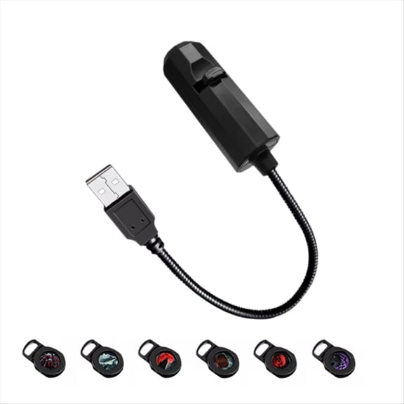 Halloween USB Projector Light Skull NightLight Ghost LED Lamp 360 Rotating Switchable Pattern Atmosphere Mood Light A,1 * Halloween Moon Lamp 6 * styling pieces