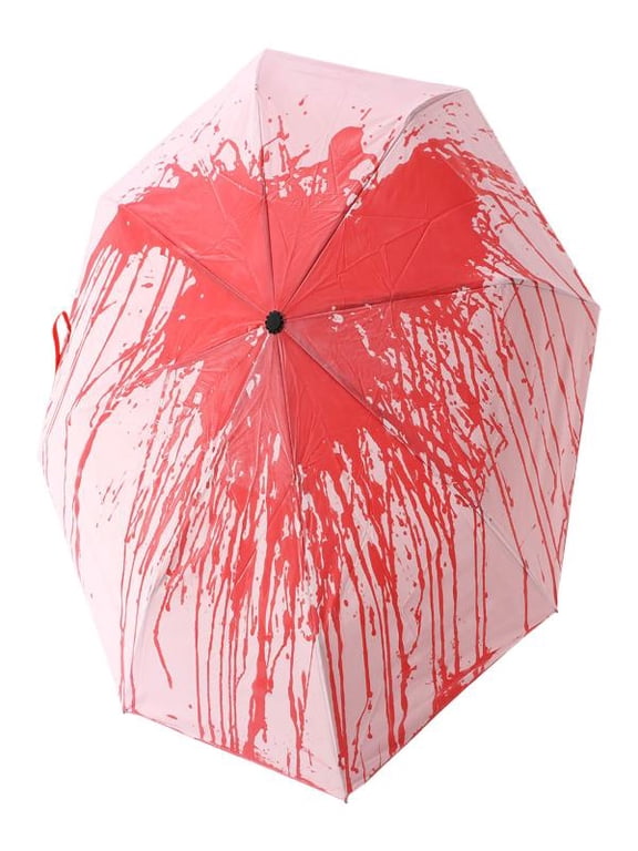 Halloween Umbrella Automatic Open/Close, DIY Water - Activated Color. Polyester Fabric, Halloween Decor to Match . Spooky Custom Patterns, Ideal for Trick - or - Treating & Rainy Days.