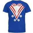 thumbnail image 1 of Halloween Uncle Sam Costume Mens Soft T Shirt Royal X-LG, 1 of 1