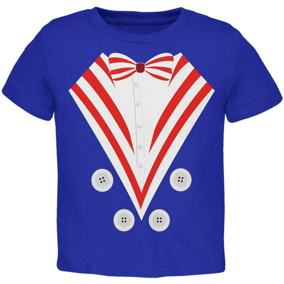 Halloween Uncle Sam Costume Toddler T Shirt Royal 3T