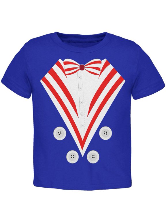 Halloween Uncle Sam Costume Toddler T Shirt Royal 4T