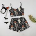 thumbnail image 1 of Halloween Under $ 10 Women Pajama Sets Womens Cotton Vest and Shorts Set Print Home Sleepwear Black Pajama, 1 of 3