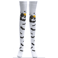 thumbnail image 1 of Halloween Under $ 5 Stockings Women Holiday Stripe Over Knee Socks Outfit Party Dress Up Accessories Gift White Stockings, 1 of 2