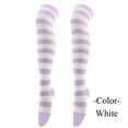thumbnail image 1 of Halloween Under $ 5 Stockings Womens Thigh High Socks Print Long Stockings Festival Christmas Gift White Stockings, 1 of 4