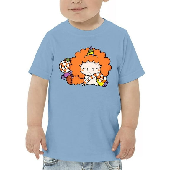 Halloween Unicorn And Candy T-Shirt Toddler -Image by Shutterstock, 3 Toddler
