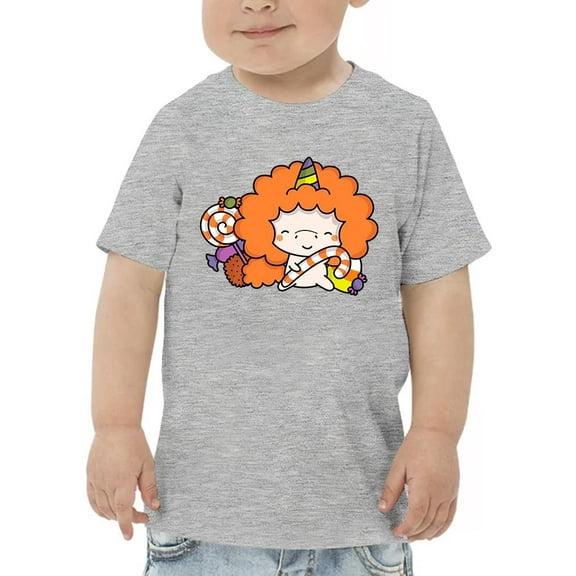 Halloween Unicorn And Candy T-Shirt Toddler -Image by Shutterstock, 4 Toddler