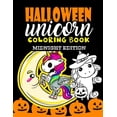 thumbnail image 1 of Halloween Unicorn Coloring Book Midnight Edition: For Kids Ages 4-8 Girls Women Teens Halloween Activity Book for Hallow, (Paperback), 1 of 1