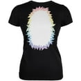 thumbnail image 1 of Halloween Unicorn Costume Rainbow Pony Juniors Soft T Shirt Black SM, 1 of 2