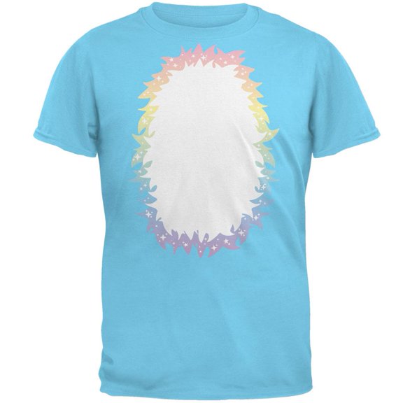 Halloween Unicorn Costume Rainbow Pony Mens T Shirt Sky LG