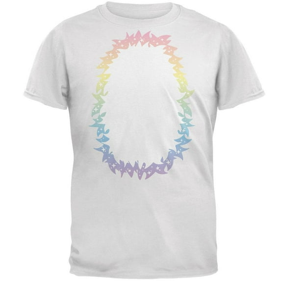 Halloween Unicorn Costume Rainbow Pony Mens T Shirt White 2XL