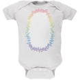 thumbnail image 1 of Halloween Unicorn Costume Rainbow Pony Soft Baby One Piece White 3 Month, 1 of 2