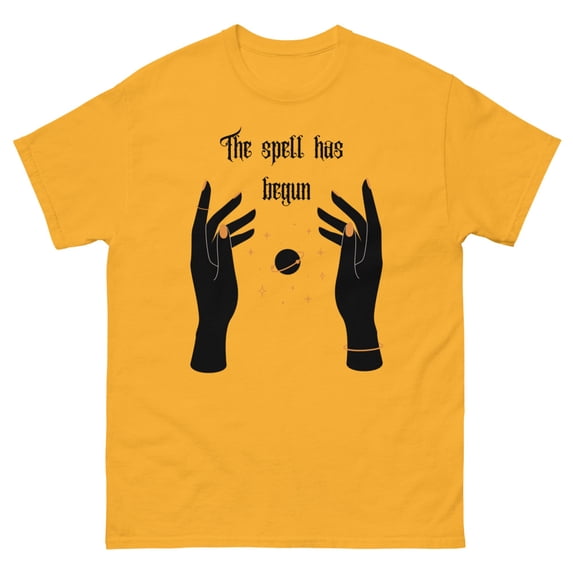 Halloween Unisex classic tee (Gold, 4XL)