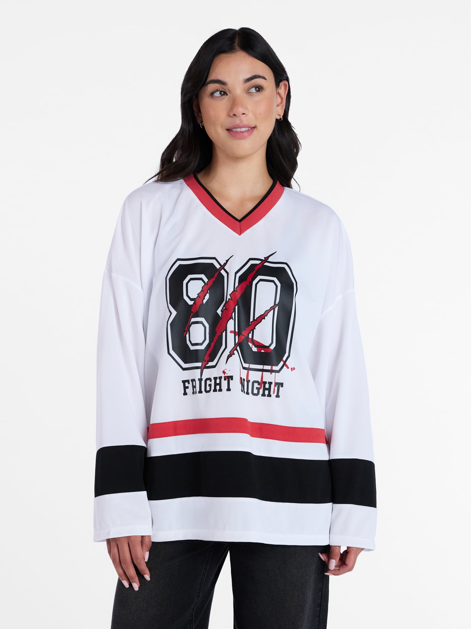 Halloween Women’s V Neck Jersey by Way To Celebrate, Sizes XS-4X