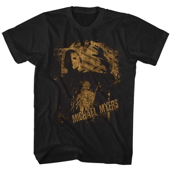 Halloween Vintage Myers Black Adult T-Shirt 6Xl