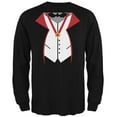 thumbnail image 1 of Halloween Vampire Costume Black Adult Long Sleeve T-Shirt - Small, 1 of 1