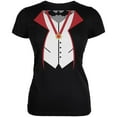 thumbnail image 1 of Halloween Vampire Costume Black Juniors Soft T-Shirt - Medium, 1 of 1