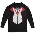 thumbnail image 1 of Halloween Vampire Costume Black Youth Long Sleeve T-Shirt - Youth Large, 1 of 1