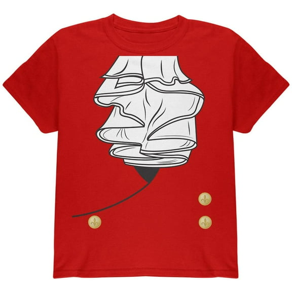 Halloween Vampire Costume Male Youth T Shirt Red Youth X-SM