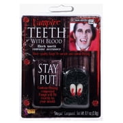 Halloween Vampire Fangs With Blood