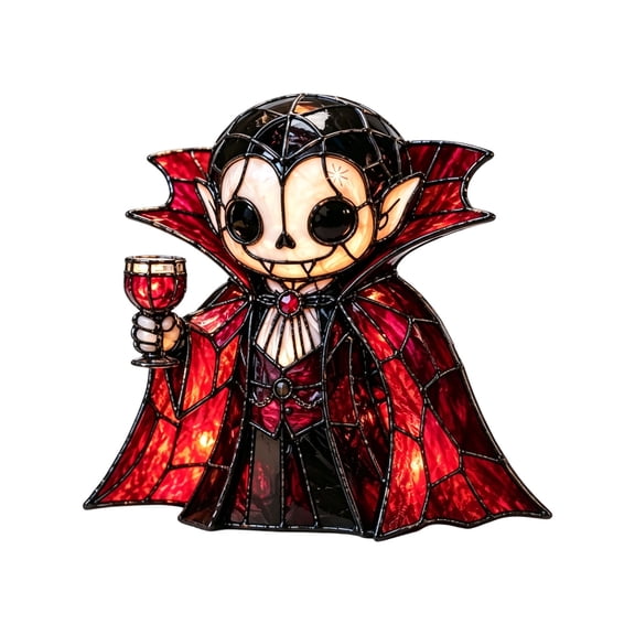Halloween Vampire Night Light, Gothic Vampire Figurine Tabletop Lamp, USB Powered For Bedroom Party Desktop Decor, Resin
