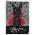 thumbnail image 1 of Halloween Vampire Scottie Flag Canvas House Size, 1 of 1