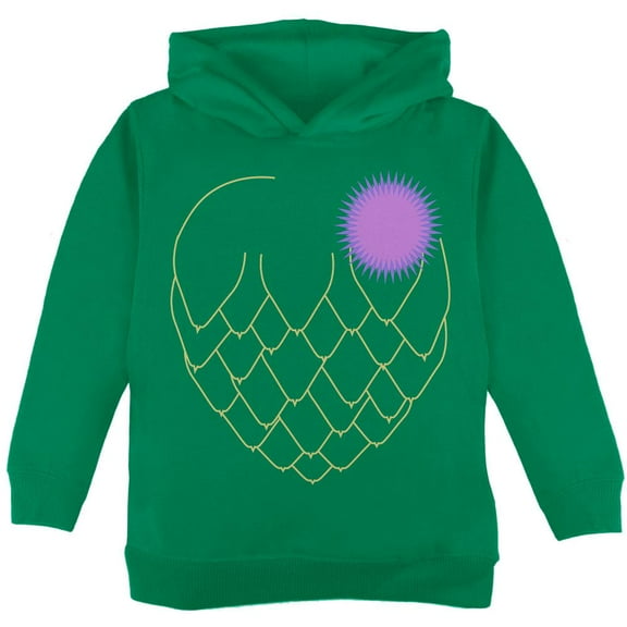 Halloween Vegetable Artichoke Costume Toddler Hoodie Green 2T