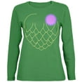 thumbnail image 1 of Halloween Vegetable Artichoke Costume Womens Long Sleeve T Shirt Green 2XL, 1 of 2