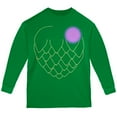 thumbnail image 1 of Halloween Vegetable Artichoke Costume Youth Long Sleeve T Shirt Green YMD, 1 of 2