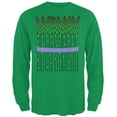 thumbnail image 1 of Halloween Vegetable Asparagus Costume Mens Long Sleeve T Shirt Irish Green 3X-LG, 1 of 2