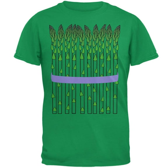 Halloween Vegetable Asparagus Costume Mens T Shirt Irish Green MD