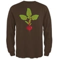 thumbnail image 1 of Halloween Vegetable Beet Costume Mens Long Sleeve T Shirt Brown MD, 1 of 2