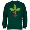 thumbnail image 1 of Halloween Vegetable Beet Costume Mens Sweatshirt Forest Green X-LG, 1 of 2