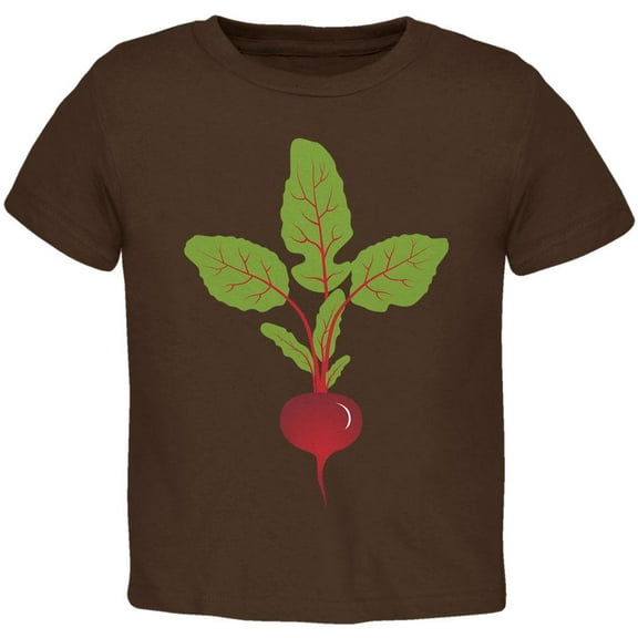 Halloween Vegetable Beet Costume Toddler T Shirt Brown 4T
