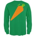 thumbnail image 1 of Halloween Vegetable Carrot Costume Mens Long Sleeve T Shirt Irish Green SM, 1 of 2