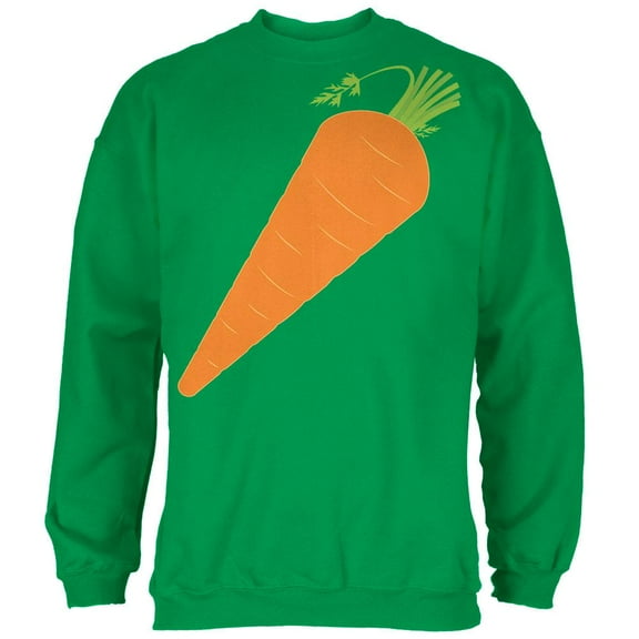 Halloween Vegetable Carrot Costume Mens Sweatshirt Irish Green LG